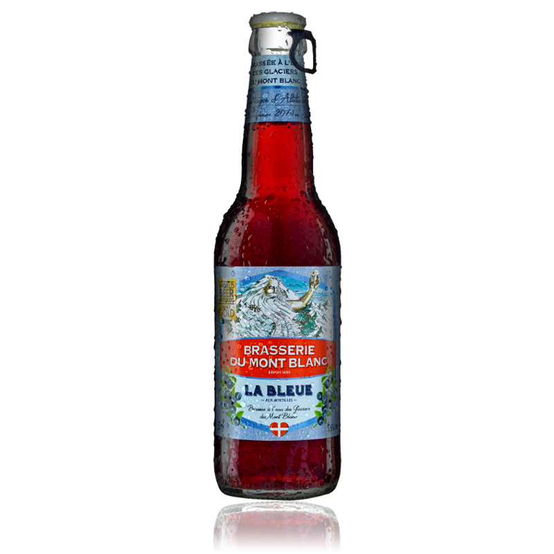 Bière du Mont Blanc Bleue