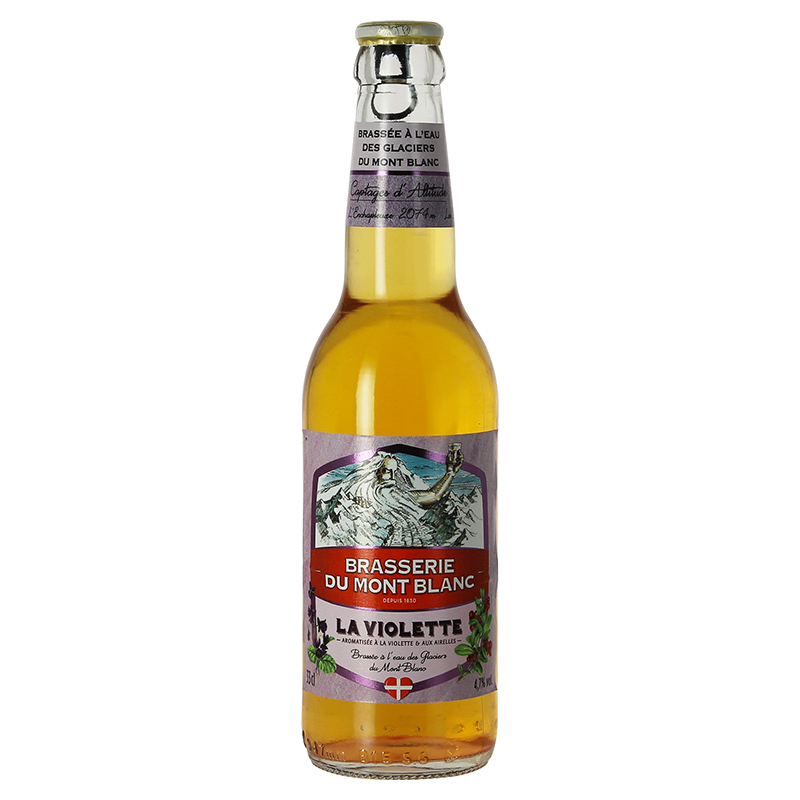 Bière du Mont Blanc Violette